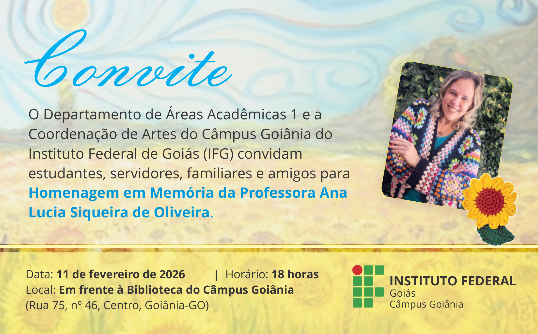 Homenagem em memória da Professora Ana Lucia Siqueira de Oliveira
